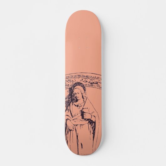 San Lucia von Syrakus von Giovanni della Robbia Skateboard (Vorne)