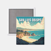 San Luis Obispo California Magnet (Vorderseite/Rückseite)