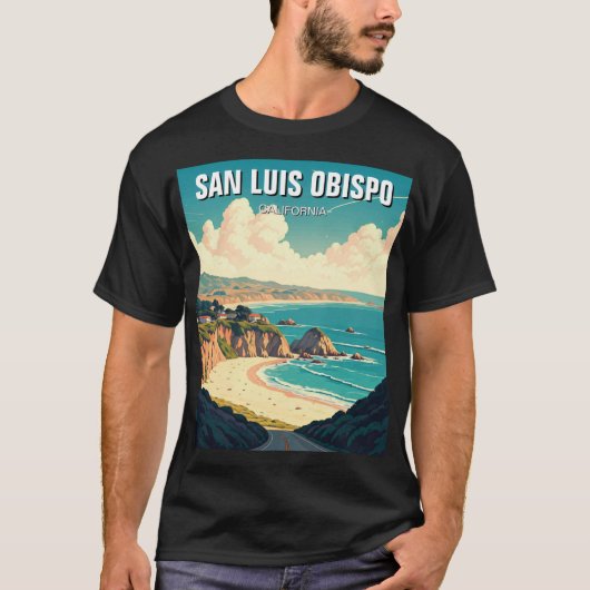 San Luis Obispo California T-Shirt (Vorderseite)