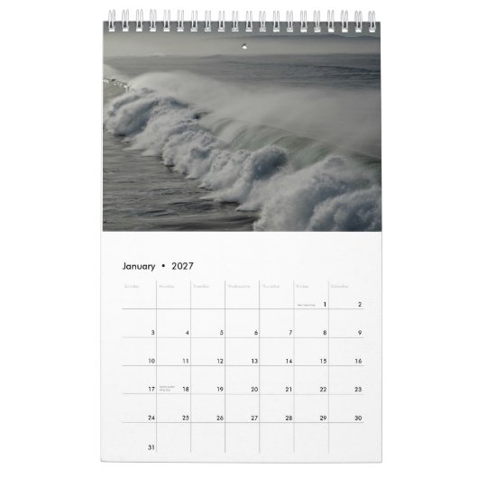San Luis Obispo County 2016 Kalender (Jan 2027)