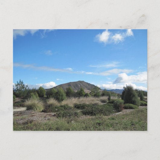 San Luis Obispo Hügel auf der Los Osos Road Postkarte (Vorderseite)