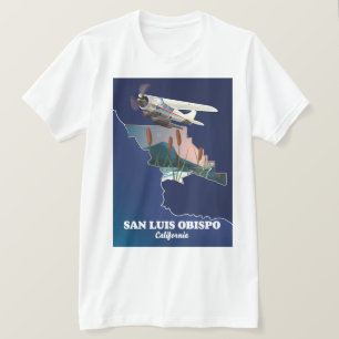 San luis obispo Kalifornien Karte T-Shirt