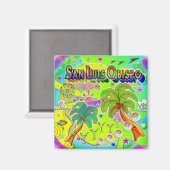 San Luis Obispo Mind Focus Magnet (Vorderseite/Rückseite)