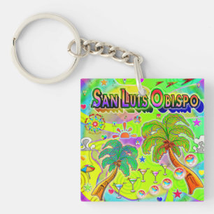 San Luis Obispo Mind Focus Schlüsselanhänger