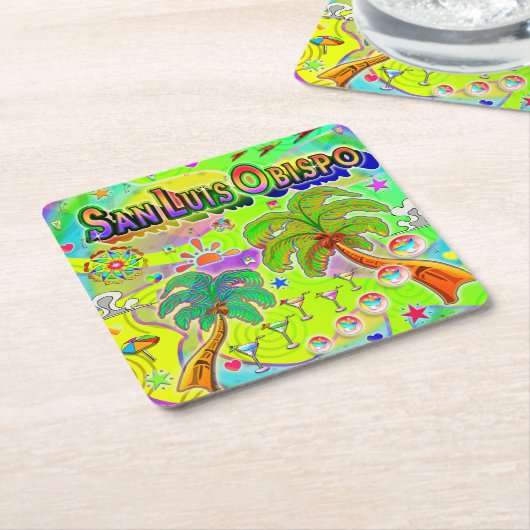 San Luis Obispo Mind Focus Untersetzer (angewinkelt)