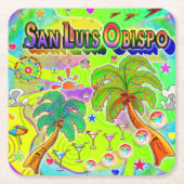 San Luis Obispo Mind Focus Untersetzer (Vorderseite)