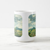 San Luis Obispo SLO California Central Coast Retro Kaffeetasse (Mittel)