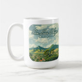 San Luis Obispo SLO California Central Coast Retro Kaffeetasse (Links)