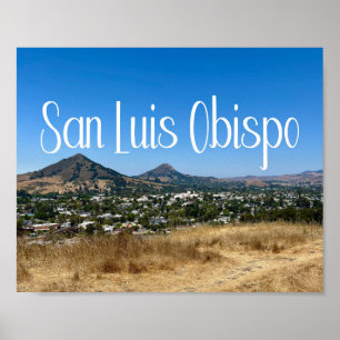 San Luis Obispo Terrace Hill Fotografie Poster