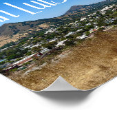 San Luis Obispo Terrace Hill Photography Poster (Ecke)