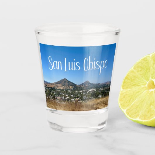 San Luis Obispo Terrace Hill Photography Schnapsglas (Vorderseite)