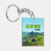 San Luis Obispo Vintag Schlüsselanhänger (Vorderseite links)