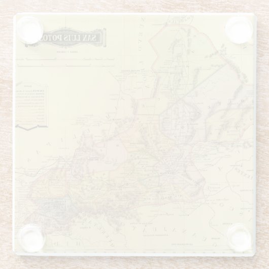 San Luis Potosi Glasuntersetzer (Rückseite)