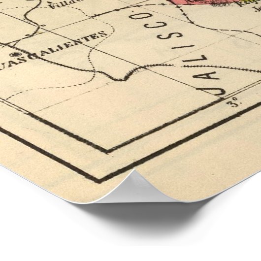 San Luis Potosi, Mexiko Poster (Ecke)