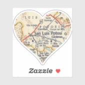 San Luis Potosi MX Aufkleber (Blatt)