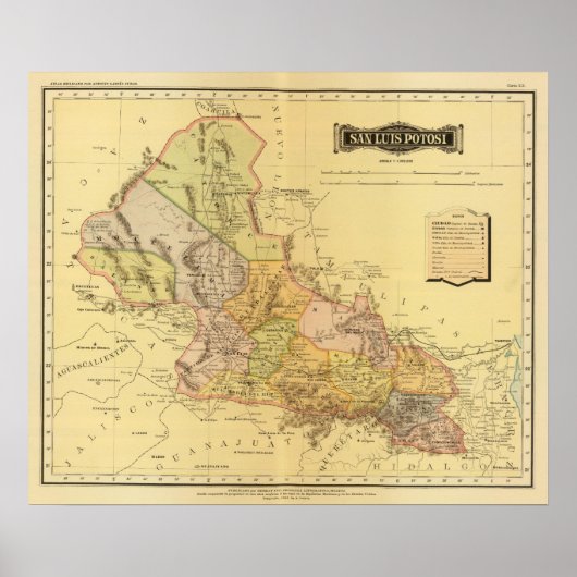 San Luis Potosi Poster (Vorne)
