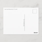 San Luis Reservoir, CA 2018 Postkarte (Rückseite)