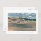 San Luis Valley, Colorado - Große Sanddünen Postkarte (Vorne/Hinten)