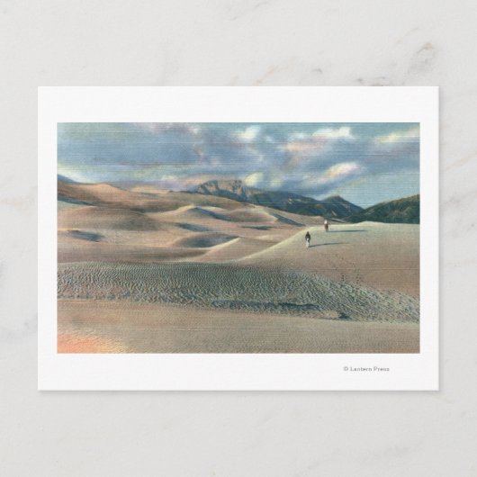 San Luis Valley, Colorado - Große Sanddünen Postkarte (Vorderseite)