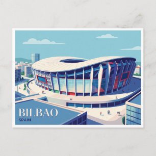 San Mamés Stadion Bilbao Spanien Postkarte
