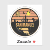 San Manuel, Arizona Aufkleber (Blatt)
