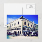 San Marco Platz, Postkarte von Venedig (Vorne/Hinten)