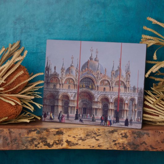 San Marco, Venedig, Gravur von Brizeghel (Litho) Fotoplatte (Seite)