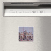 San Marco, Venedig, Gravur von Brizeghel (Litho) Magnet (In Situ (Geschirrspüler))