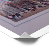 San Marco, Venedig, Gravur von Brizeghel (Litho) Poster (Ecke)