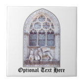 San Marco Winged Lion Glasfenster Fliese (Vorderseite)