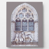 San Marco Winged Lion Glasfenster Fotoplatte (Vorderseite)