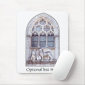 San Marco Winged Lion Glasfenster Mousepad (Mit Mouse)