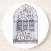 San Marco Winged Lion Glasfenster Untersetzer (Vorne)
