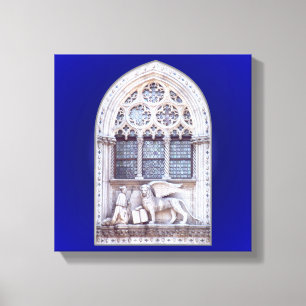 San Marco Winged Lion Window Leinwanddruck