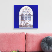 San Marco Winged Lion Window Leinwanddruck (Insitu (Wohnzimmer))