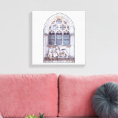 San Marco Winged Lion Window Leinwanddruck (Insitu (Wohnzimmer))