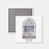 San Marco Winged Lion Window Magnet (Vorderseite/Rückseite)