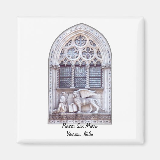 San Marco Winged Lion Window Magnet (Vorne)