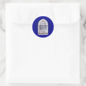 San Marco Winged Lion Window Runder Aufkleber (Tasche)
