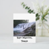 San Marcos River Falls Postcard Postkarte (Stehend Vorderseite)