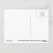 San Marcos River Falls Postcard Postkarte (Rückseite)