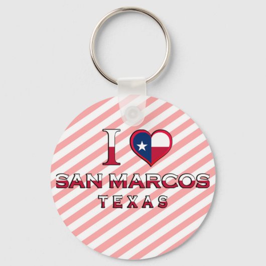 San Marcos, Texas Schlüsselanhänger (Vorderseite)