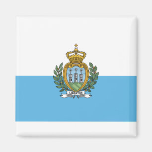 San Marein - San Marino Flag Magnet