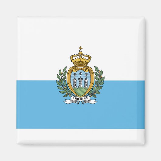 San Marein - San Marino Flag Magnet (Vorne)