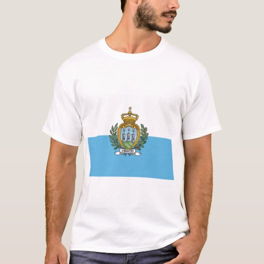 San Marein - San Marino Flag T-Shirt (Vorderseite)