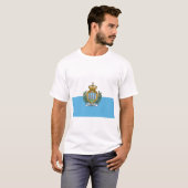 San Marein - San Marino Flag T-Shirt (Vorne ganz)