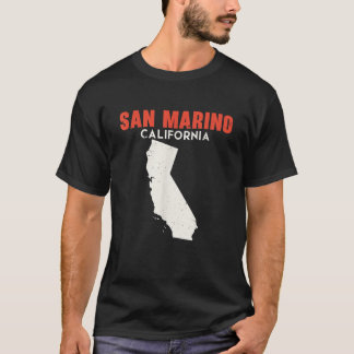San Marino California USA Staat America Travel Cal T-Shirt
