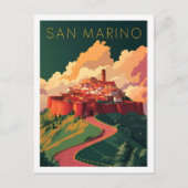 San Marino Der berühmte Riviera Postkarte (Vorderseite)