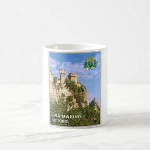 San Marino - Die beiden Türme - Kaffeetasse
