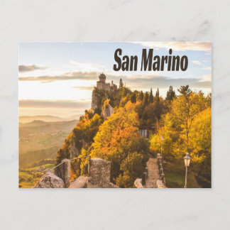 San Marino Drei Burgen - Weltkulturerbe der Unesco Postkarte